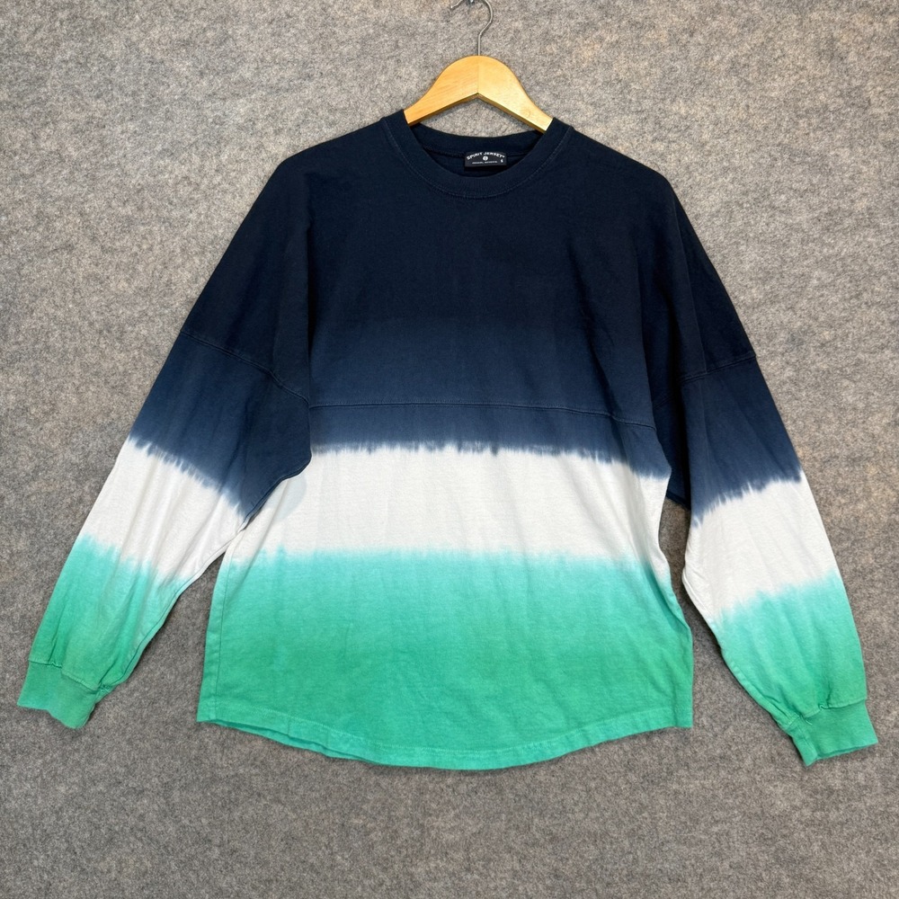 Aloha Hawaiian Spirit Jersey Adult‎ Small Tropical Colorblock Blue Green Beach - Picture 2 of 9
